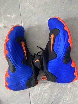 Nike Air Foamposite Blue Orange Sneakers