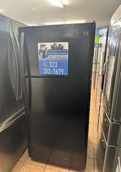 Frigidaire Refrigerator Black Top and Bottom