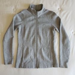 TOMMY BAHAMA Women's Aruba Full-Zip Sweatshirt (XS) Fossil Grey Heather 