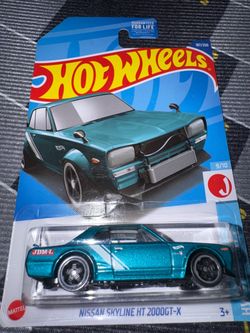 Hot Wheels HW J-Imports Nissan Skyline HT 2000GT-X Teal