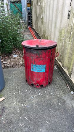 Old Print Shop Towel Bin 15 Gallon