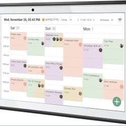 WiFi Digital Calendar Smart Family Planner,Chore Charts, Achievement Rewards, AI Meal Planning, Smart Touchscreen Interactive Display for Schedules an