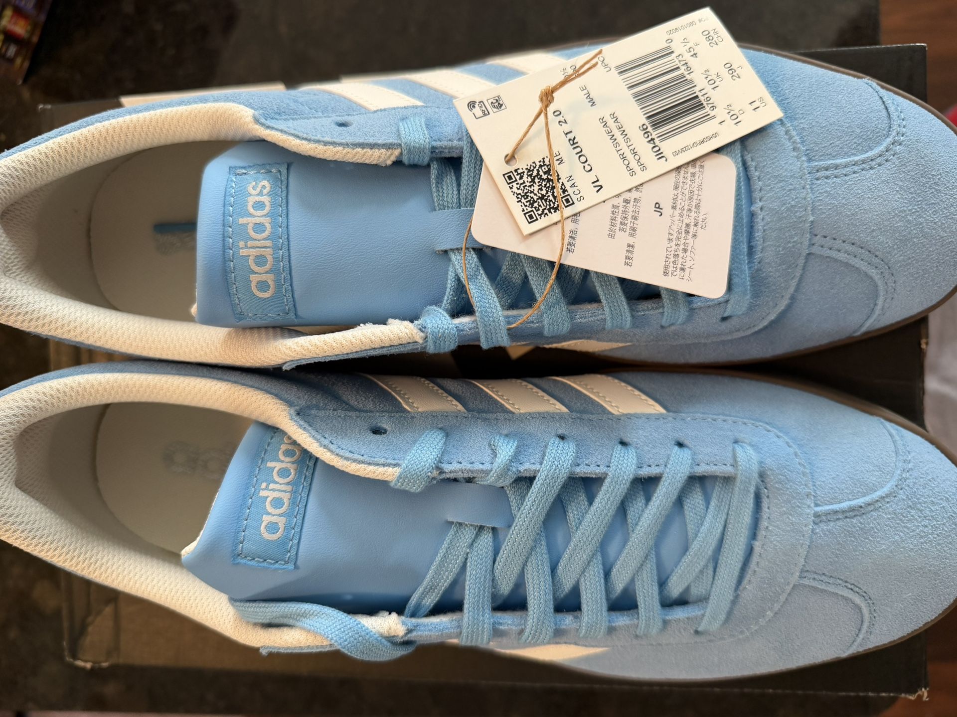 Adidas VL Court 2.0 Carolina Blue