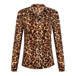 Cheetah Concept Long-Sleeve Blouse - A Must-Have!