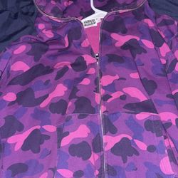 Purple Bape Full Zip L