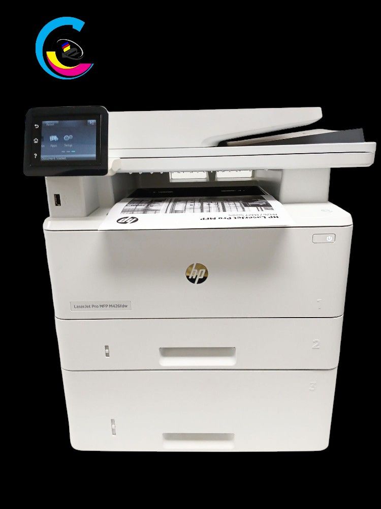 Laser Printer DUAL-TRAY || Hp LaserJet Pro MFP M426fdw || All-in-One || WIRELESS || Touch Screen || Prints Double-Sided || Speed Up To 40ppm ||