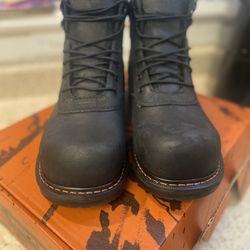 Red Wing Worx Steel Toe Boots