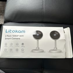 Litokam 2 Pack WiFi Smart Camera 