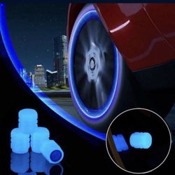 New 4pcs Car/Bike  Tire Valve Luminous Tire Valve Stem Cap Accessories $15firm