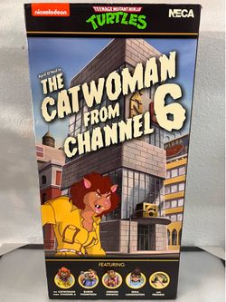 NECA Teenage Mutant Ninja Turtles (TMNT) The Catwoman from Channel 6 Set NEW