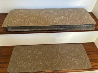 Hard wood floor tread saver/rug
