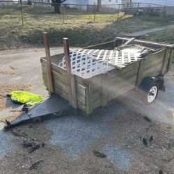 4x8 Stake Side Trailer 