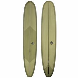9'6 Gamino Shapes “Roller Coaster” – New Noserider Longboard - Olive