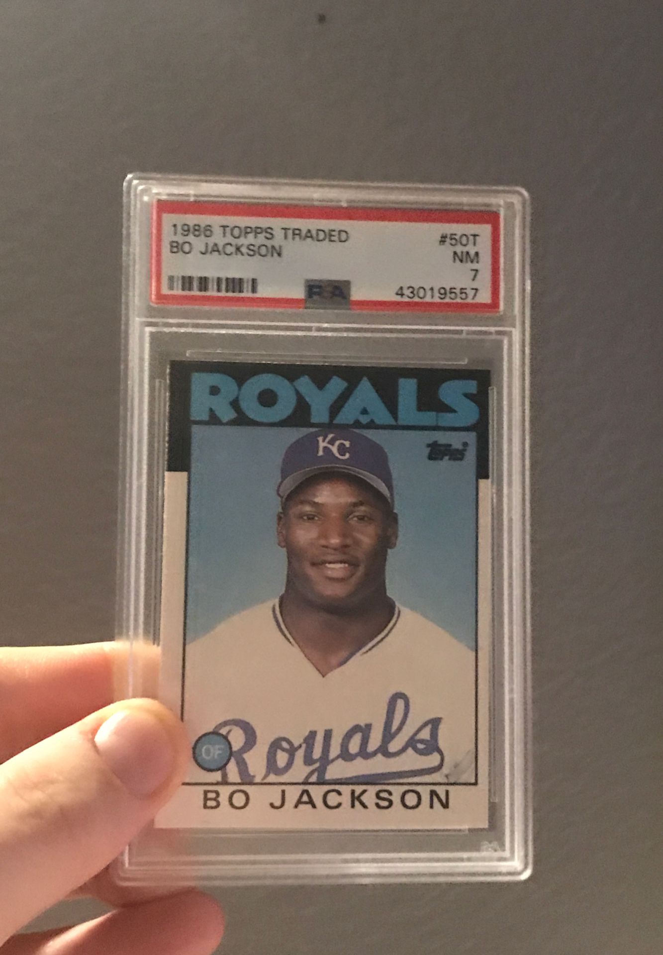 Bo Jackson Rookie RC 1986 Topps Traded #50T Royals Baseball Cards