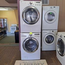 Lg Heavy Duty Super Capacity Washer And Electric Dryer Set Nice And Clean Financing Available 