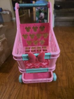 Minnie Mouse Shopping Cart