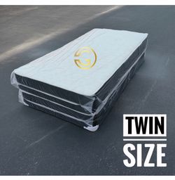 9” Twin Hybrid Mattress Set