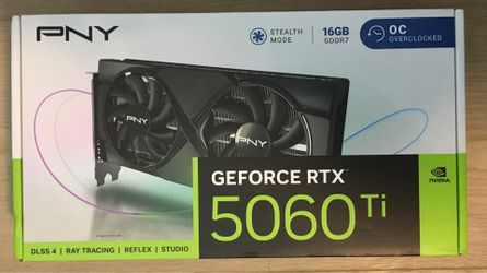 PNY NVIDIA GEFORCE RTX 5060 Ti 16GB OC