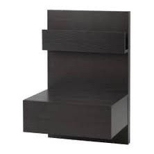 Ikea Malm discontinued black/brown Floating nightstand