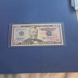 Collectible Currency Fifty Dollar Star Note 