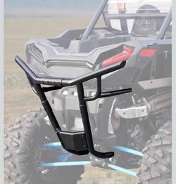 Rear Bumper Low Profile Heavy Duty Brush Guard For 2019-2025 Polaris RZR XP 1000