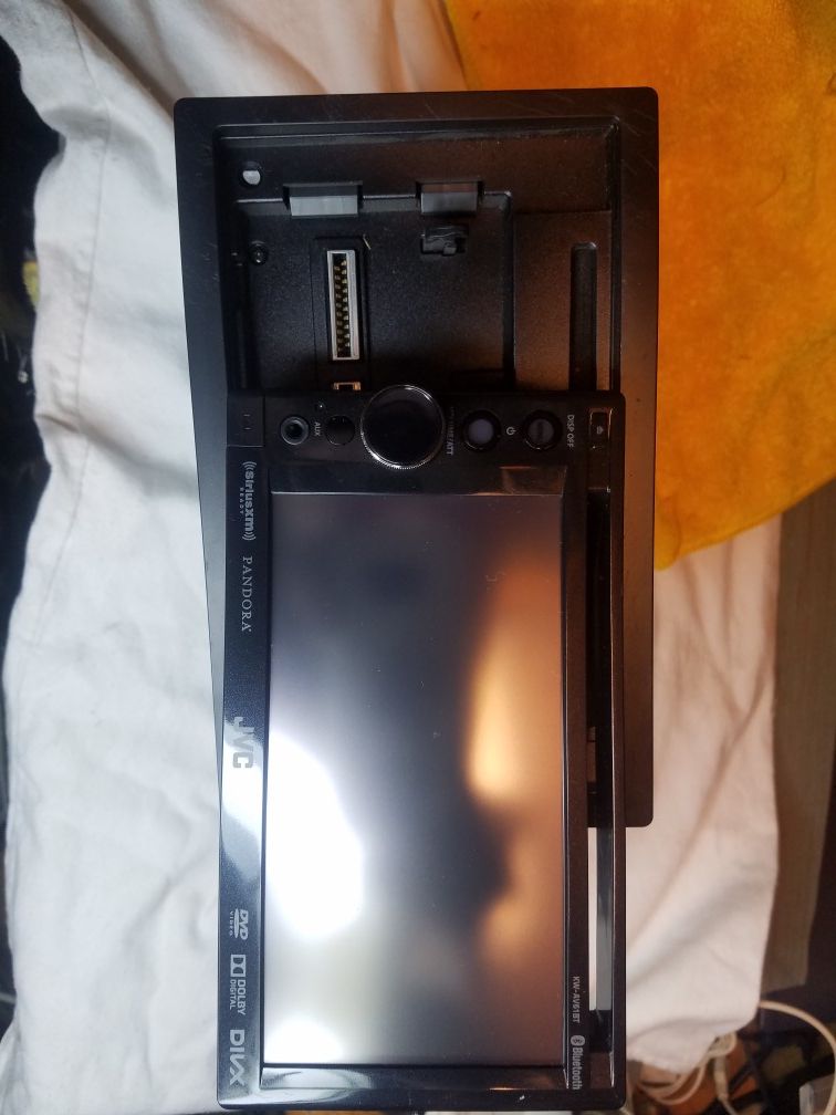 Double din Bluetooth Detachable face plate JVC car stéreo