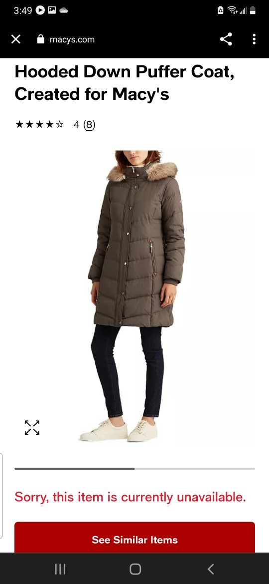 Ralph Lauren Quilted Winter Coat