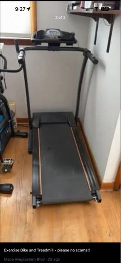 Treadmill and bike