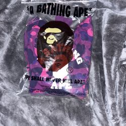 Purple Bape Hoodie 