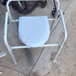 Shower Chair And Bedside Chair Two In One 