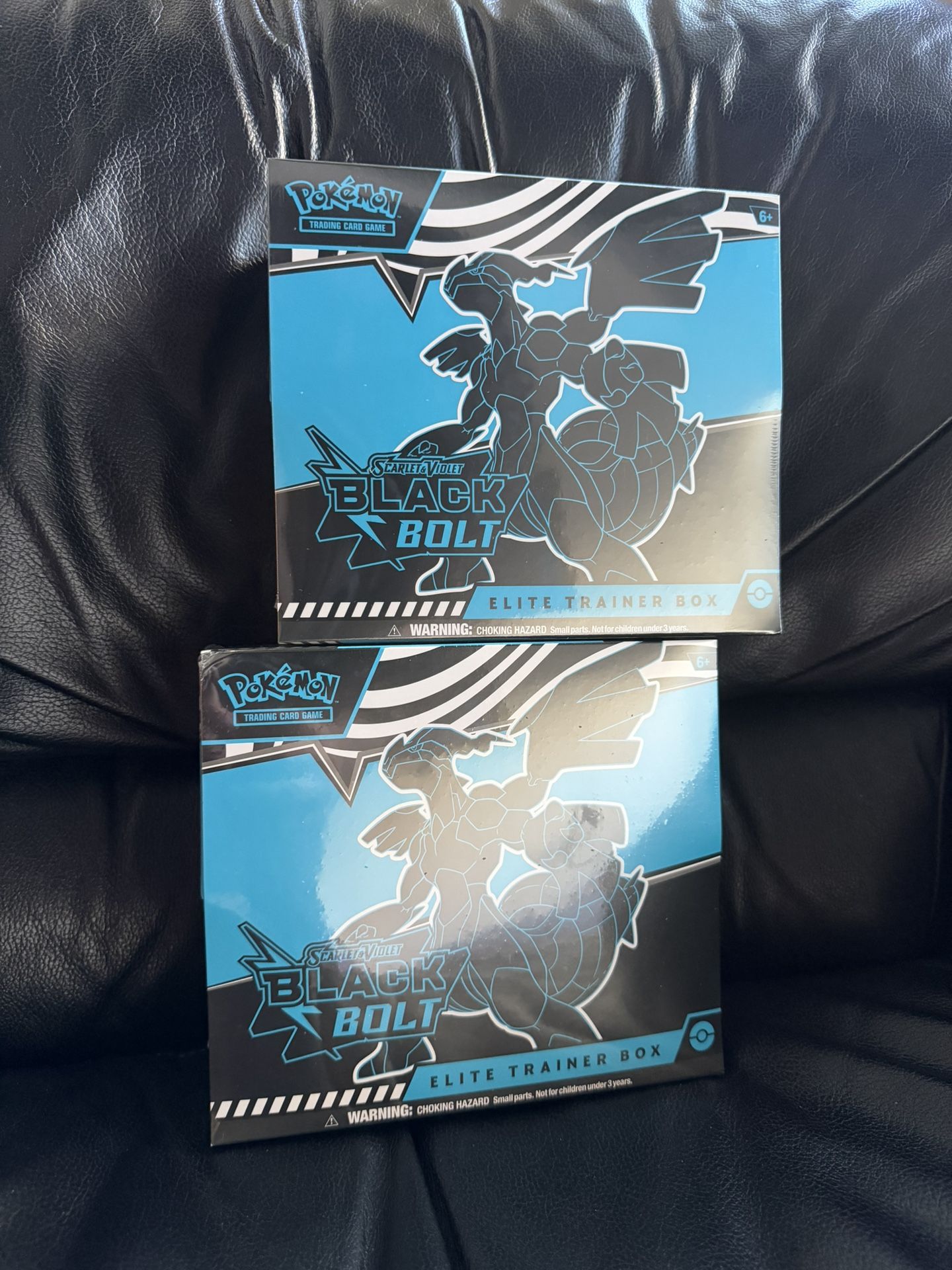 Pokemon Black Bolt ETB’s - NEW AND SEALED