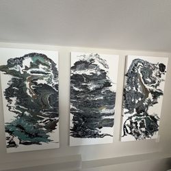 Art Trio Of Paintings
