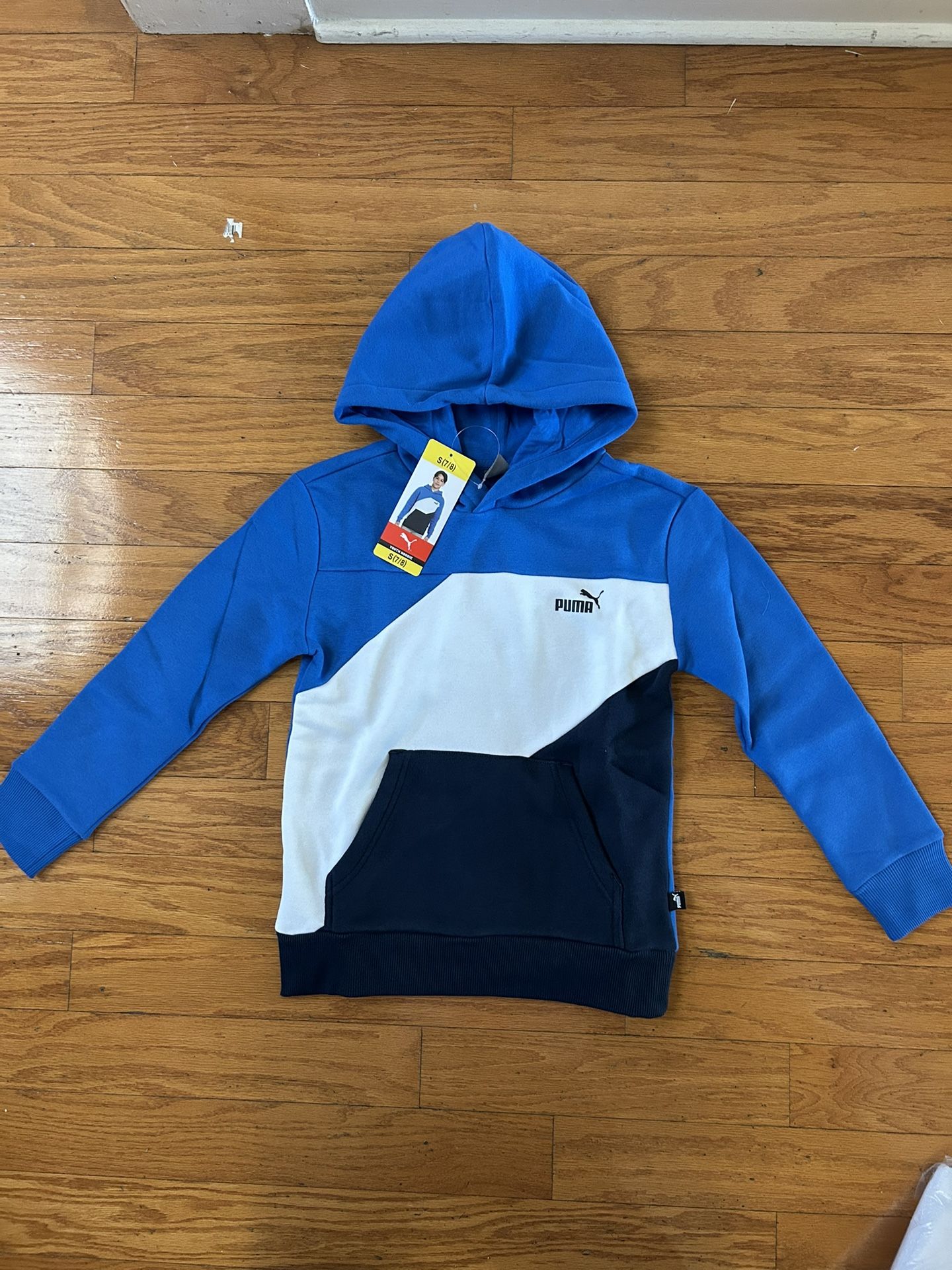 NWT Puma boys fleece hoodies Size S 7/8