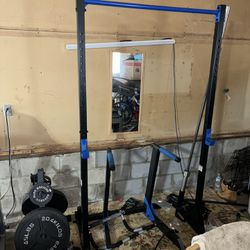 Pull Up Bar With Weights And Bench 
