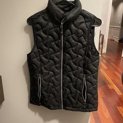 Black Puffer Vest 