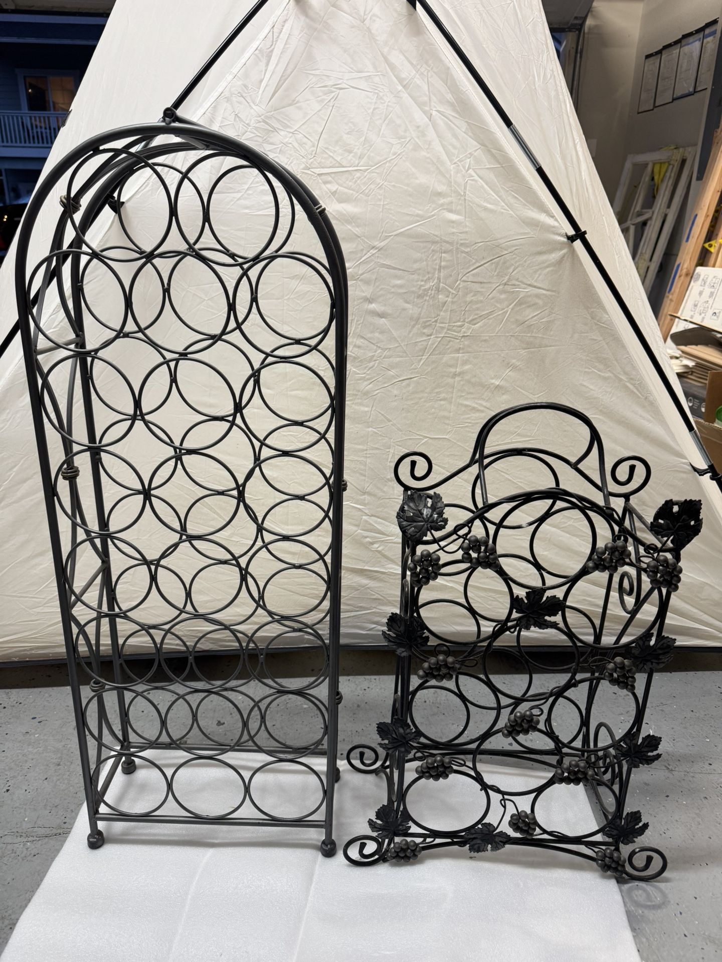 2 Metal Wine Racks