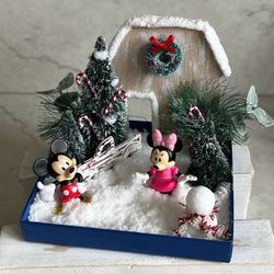 Christmas, Disney, Minnie, And Mickey Mouse Decoration