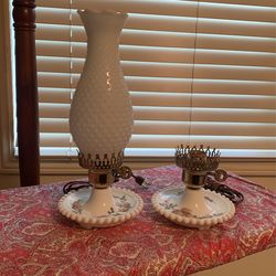 Vintage Hob Non Milk Glass Lanterns