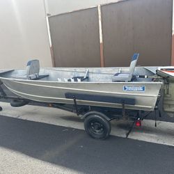 14’ Aluminum Fishing Boat $2500.00 OBO