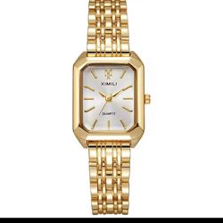 Hot Brand Stainless Steel Strap Watch Women Luxury Gift Quartz Wristwatch Student Fashion Simple Square Quartz Watches