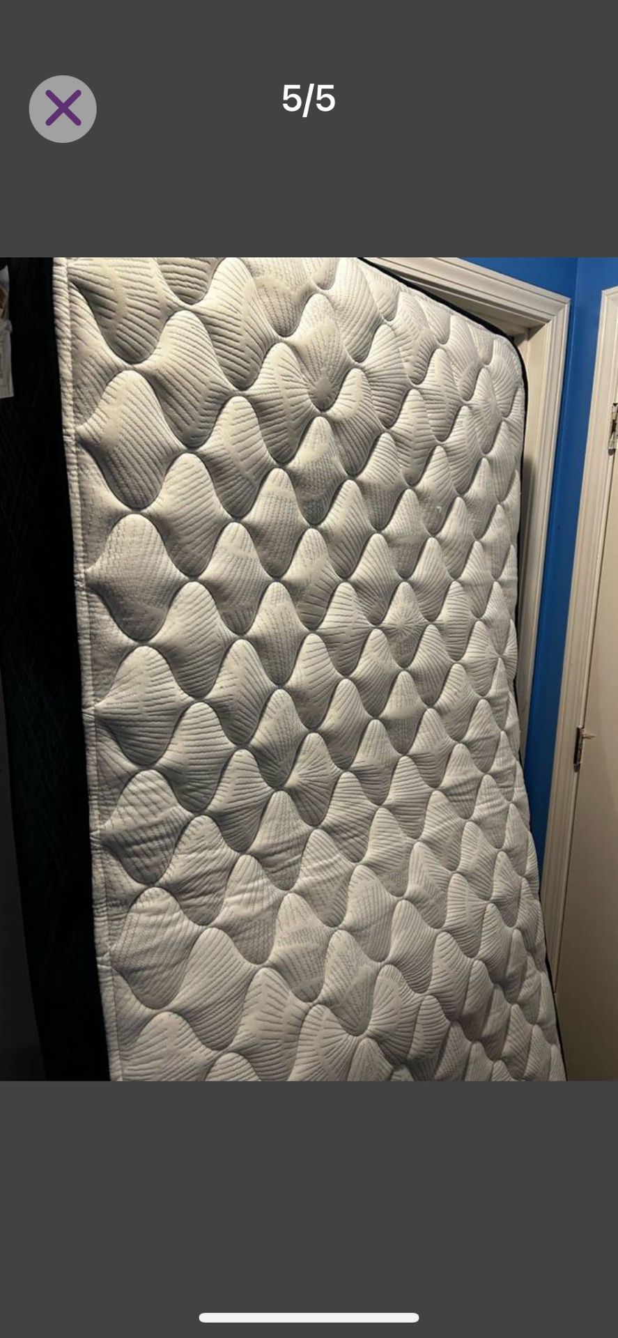 Serta Perfect Sleeper Luxurious Twin Mattress With Foldable Bed Frame
