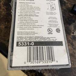 Electrical  single gang box   (7) available