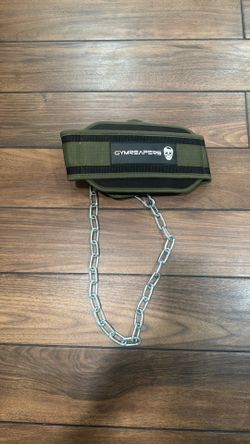 Dip belt with chain for weightlifting