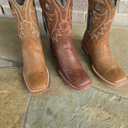 Bota De Vaqueta Para Hombre 