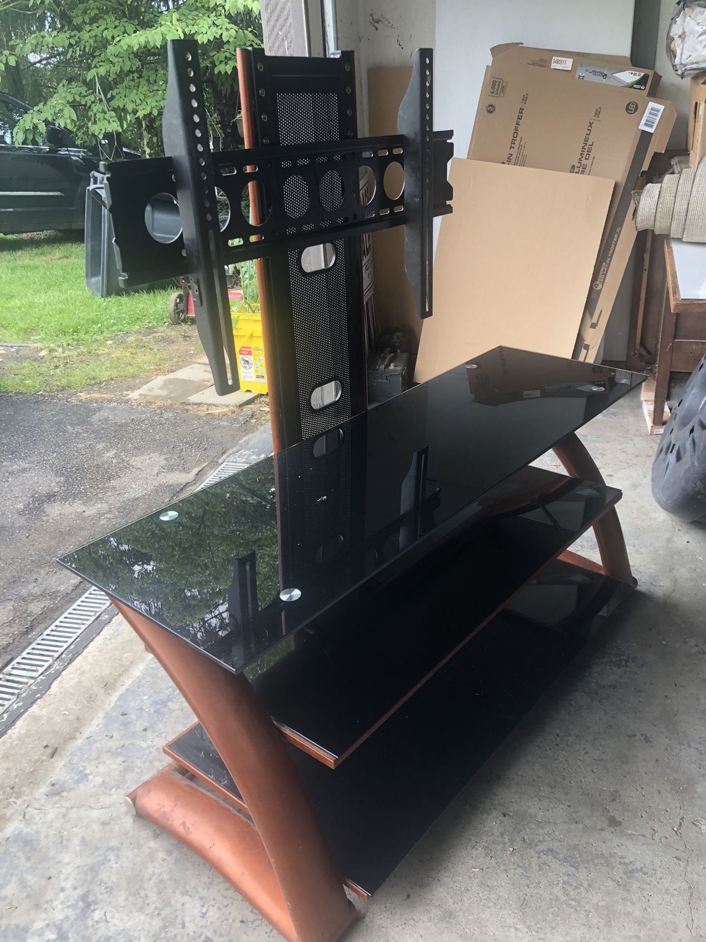 Glass Flat Screen Tv Stand