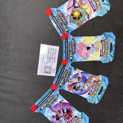 Pokemon Journey Together  4 Booster Packs