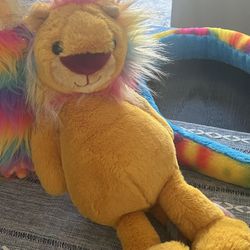 Rainbow plush stuffy Lion 