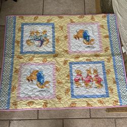 Handmade baby crib guilt