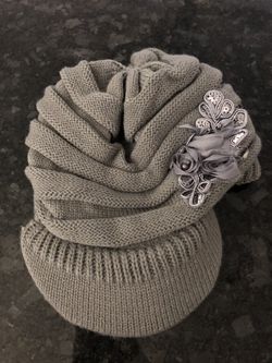 Gray beanie