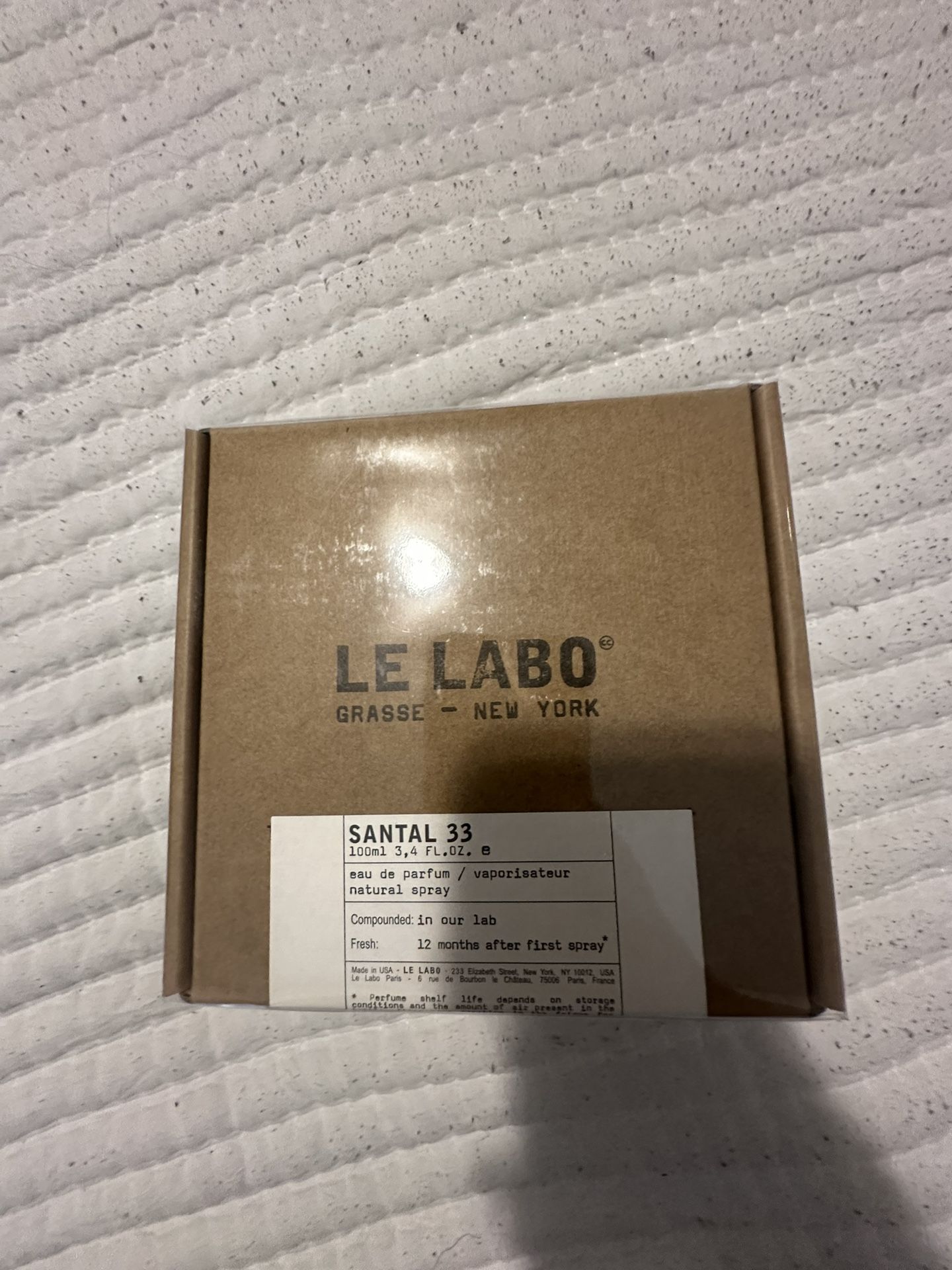 Le Labo Santal 33 3.4oz Eau de Parfum